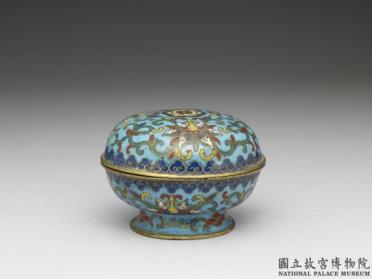 图片[2]-Copper box in cloisonne enamels, Qing dynasty, Qing dynasty (1644-1911)-China Archive